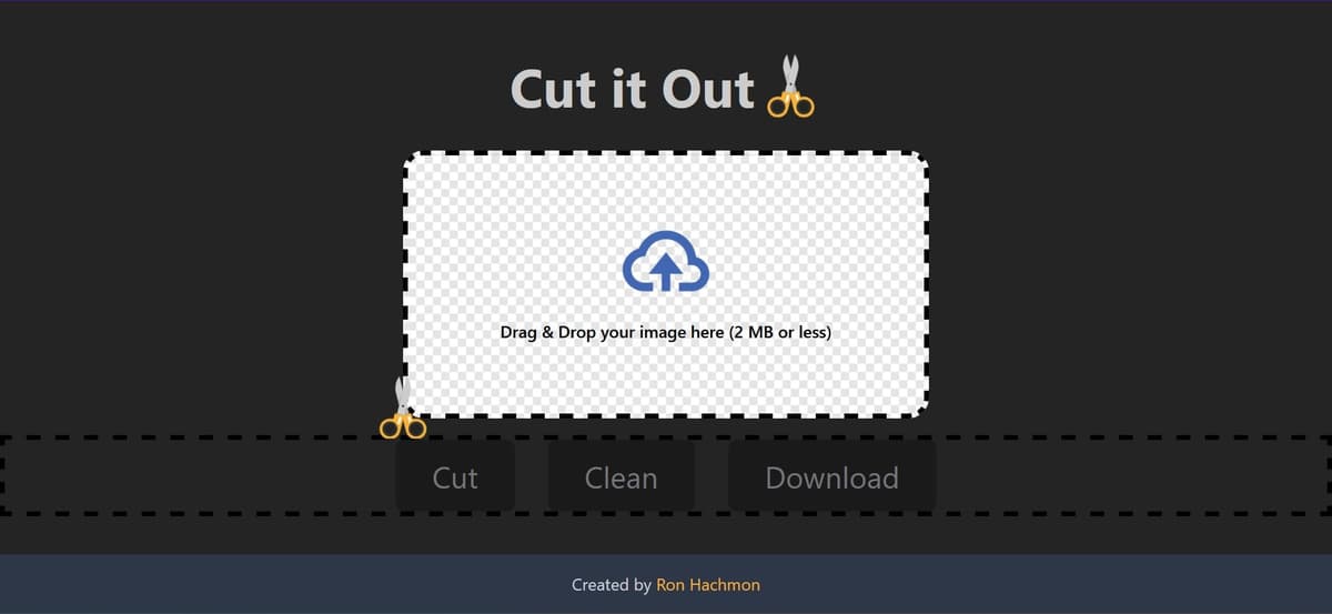Cut it Out project screenshot
